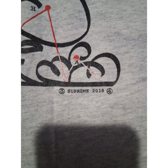 Supreme System T Shirt Mens Lrg White Crew Neck Pullover Short Sleeve Authentic - Picture 7 of 8